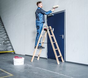Steps Stepladder wood 2x5 steps Application | © MUNK GmbH