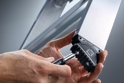 Nivello-Leiterfuß, Fußplatte wechseln | © MUNK GmbH