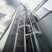 Fixed ladder system Ascent Application | © MUNK GmbH