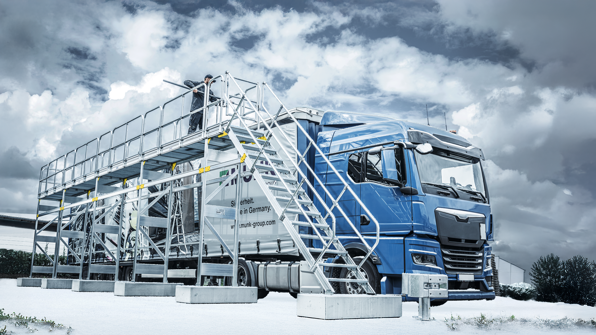 Modular stationary de-icing system, complete | © MUNK GmbH
