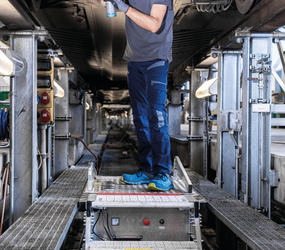 Plateforme mobile d'entretien pour fosses ferroviaires Application 4 | © MUNK GmbH