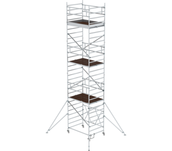 Échaf. pliant 1,35x1,80m, ac stab., H. PF 6,80m | © MUNK GmbH