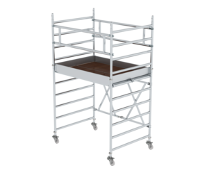 Klappgerüst 1,35 x 1,80 m mit Ausleger, Plattformhöhe 1,80 m | © MUNK GmbH Klappgerüst 1,35x 1,80 m m. Ausl., PF-Höhe 1,80 m | © MUNK GmbH