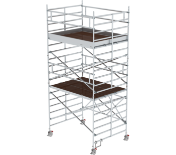 Klappgerüst mit Dreifach-Plattform und Arbeitshöhe 6,35 m | © MUNK GmbH