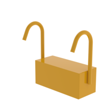 Ballast weight 10.0 kg yellow | © MUNK GmbH