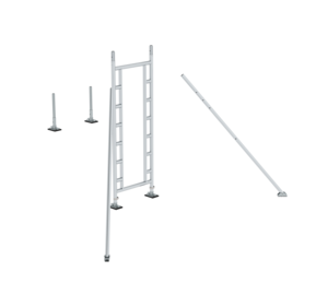 FlexxTower Treppenkit Grundset für einseitigen Durchstieg  | © MUNK GmbH