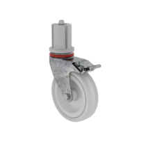 Castor w. parking brake and pin Ø 125mm | © MUNK GmbH
