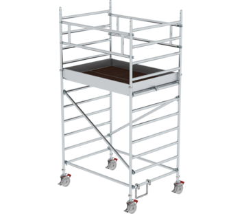 Mob.scaff. 1.35x1.80m,w. doub.pf, pf. H=2.45m | © MUNK GmbH