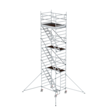 Mob. scaf. 1.35x1.80 m,incl. asc/outr. pf H=6.35 m | © MUNK GmbH