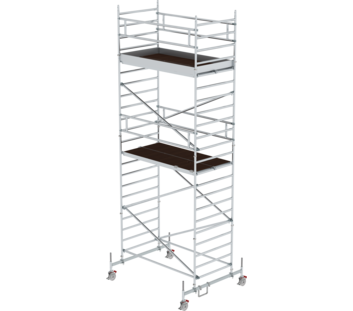 Folding scaff. 1.35x2.45m Chass. bar & double pf, pf H=5.45m | © MUNK GmbH