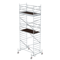 Folding scaff. 1.35x2.45m Chass. bar & double pf, pf H=5.45m | © MUNK GmbH