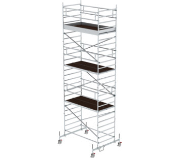 Folding scaff. 1.35x2.45m Chass. bar & double pf, pf H=6.45m | © MUNK GmbH