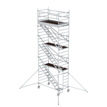 Mob. scaf. 1.35x2.45 m,incl. asc/outr.pf H=6.35 m | © MUNK GmbH