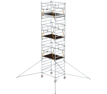 Mob. scaff SG 1,80x1,35 m w. outr. & db.pf, pfh 6,43 m | © MUNK GmbH