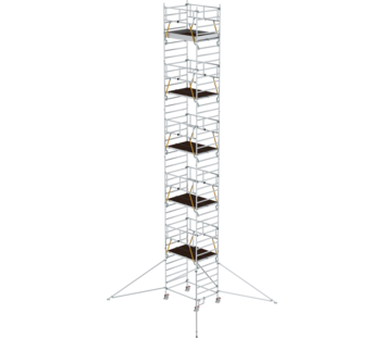 Mob. scaff SG 1,80x1,35 m w. outr. & db.pf, pfh 11,47 m | © MUNK GmbH