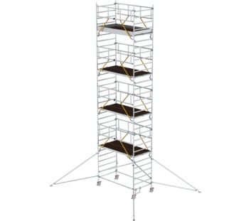 Mob. scaff SG 2,45x1,35 m w. outr. & db.pf, pfh 8,39 m | © MUNK GmbH