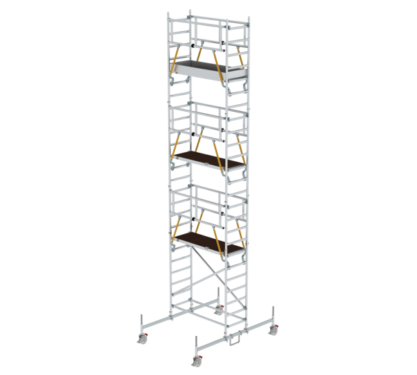 Fold.scaff. SG 1,80x0,75 m, w. chass.bar, pf H=6,62 m | © MUNK GmbH
