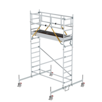 Fold.scaff. SG 2,45x0,75 m, w. chass.bar, pf H=3.26 m | © MUNK GmbH