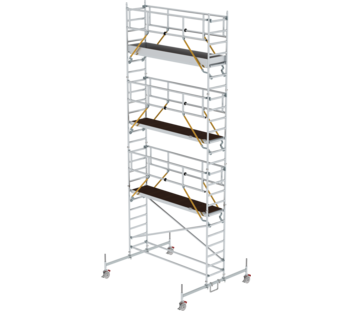 Fold.scaff. SG 3,00x0,75 m, w. chass.bar, pf H=6,62 m | © MUNK GmbH