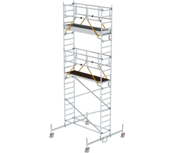 Fold.scaff. SG 2,45x0,75 m, w. chass.bar, pf H=5,78 m | © MUNK GmbH