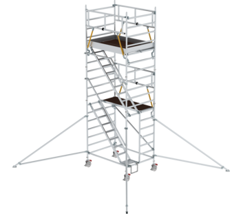 Mob. scaf. SG 1,80x1,35 m,incl. asc/outr.pf H=4,47 m | © MUNK GmbH