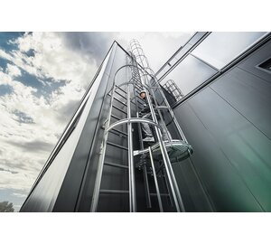 Installation d'échelle à crinoline Ascension Application | © MUNK GmbH