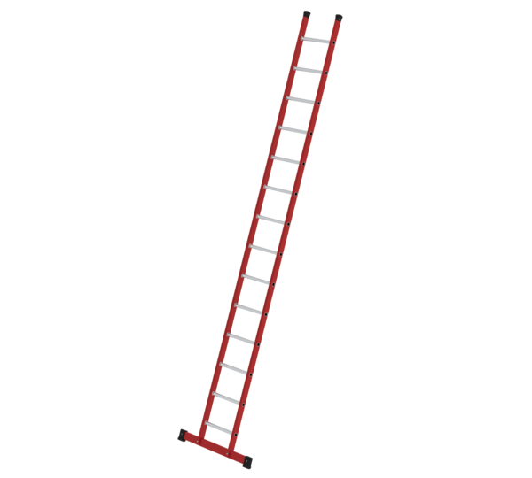 Straight ladder RFG/alu w. stab., 14 rungs | © MUNK GmbH