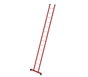 Rung single ladder GRP/aluminium with nivello® traverse 14 steps | © MUNK GmbH