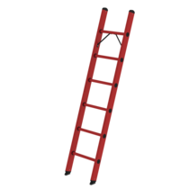 Straight ladder RFG w/o stab., 6 rungs | © MUNK GmbH