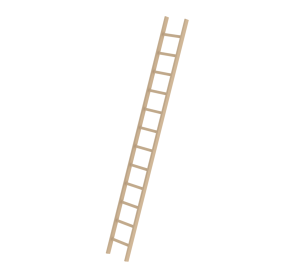 Échelle d’appui en bois sans trav., 12 barreaux | © MUNK GmbH