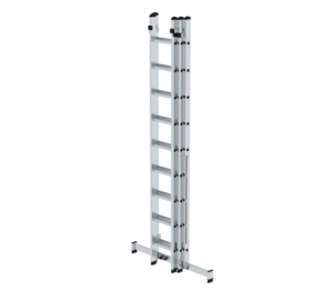 Multi-purp. ladder 3-sec.w.nivello stab. 3x9 rungs | © MUNK GmbH
