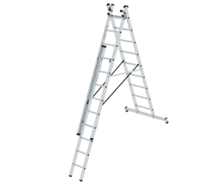Multi-purp. ladder 3-sec.w.nivello stab. 3x9 rgs | © MUNK GmbH