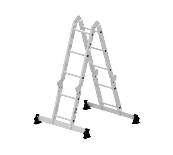 Échelle à usage multiple en 4 parties avec traverse nivello®, 2 x 2 + 2 x 3 barreaux | © MUNK GmbH Éch. mult. 4part. av trav. nivello 2x2+2x3 barr.  | © MUNK GmbH