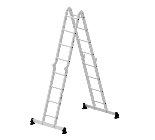 Vielzweckleiter 4-teilig m. nivello-Trav. 4x4 Sp.  | © MUNK GmbH