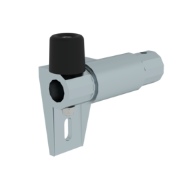 Rail éch. pr rayonnages support avec butoir gche | © MUNK GmbH