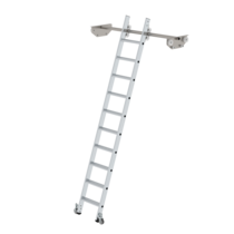 Shelf ladder mobile for double shelf, 10 steps | © MUNK GmbH