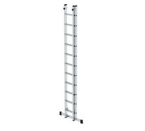 2-section rung push-up extension ladder with standard stabiliser retrected | © MUNK GmbH Push-up ext. ladd. 2-sec.w. std. stab. 2x11 rungs | © MUNK GmbH