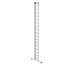 2-section rung push-up extension ladder with standard stabiliser retrected | © MUNK GmbH Push-up ext. ladd. 2-sec.w. std. stab. 2x17 rungs | © MUNK GmbH
