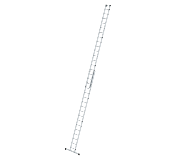 2-section rung push-up extension ladder with standard stabiliser | © MUNK GmbH Push-up ext. ladd. 2-sec.w. std. stab. 2x17 rungs | © MUNK GmbH