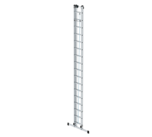 2-section rung rope-extension ladder with standard stabiliser retrected | © MUNK GmbH Rope-ext. ladder 2-sec.w. std. stab. 2x17 rungs | © MUNK GmbH