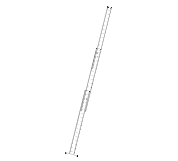 Rung rope-extension ladder 3-section with nivello® stabiliser  | © MUNK GmbH Rope-ext. ladder 3-sec.w.nivello stab. 3x16 rungs | © MUNK GmbH