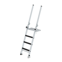 Step ladder for excavation pits with foldable exit rails, 4 steps | © MUNK GmbH