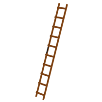 Roof ladder wood, 10 rungs | © MUNK GmbH