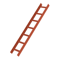 Roof ladder, red, 7 rungs | © MUNK GmbH