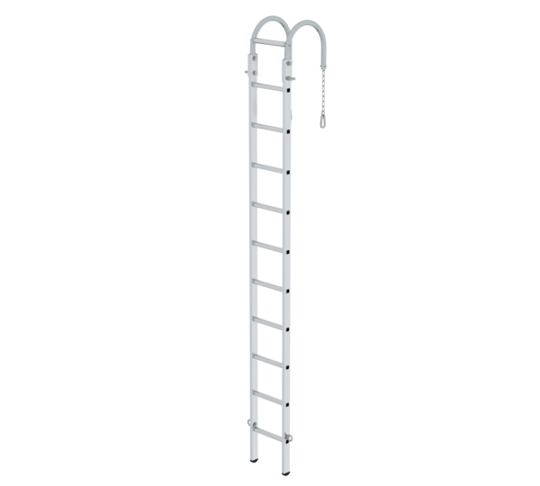 Sprossen-Mast-Hängeleiter, 3,26m, 10 Sprossen | © MUNK GmbH