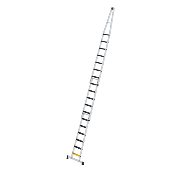Stufen-Glasreinigerleiter-Satz mit nivello®-Traverse und clip-step R13 | © MUNK GmbH St.-Glasreinigerl.-Satz m. nivello®-Trav. u. clip-step R13 | © MUNK GmbH