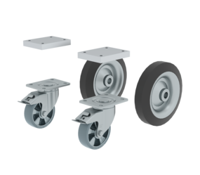 Roulettes électriquement conductrices pour échelle de camion-citerne | © MUNK GmbH