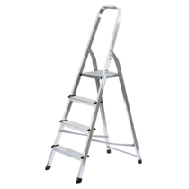 Household ladder, single-sided access, 4 steps | © MUNK GmbH