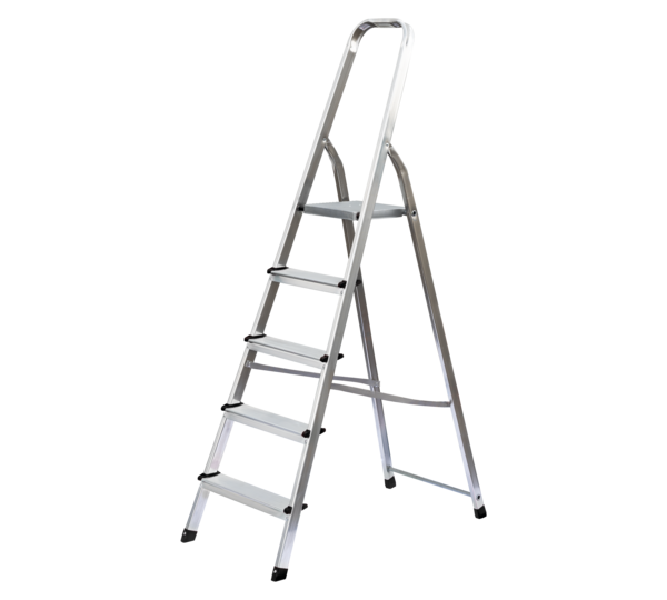 Household ladder, single-sided access, 5 steps | © MUNK GmbH