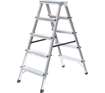 Haushaltsleiter beidseitig begehbar 2x5 Stufen | © MUNK GmbH